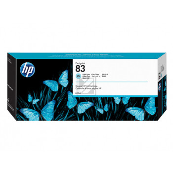 HP Tintenpatrone UV-Tintensystem cyan light (C4944A, 83)