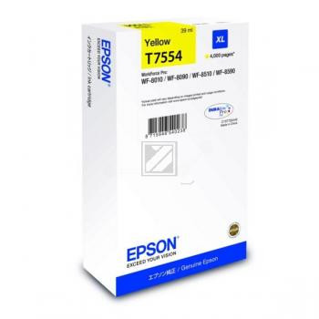 Epson Tintenpatrone gelb HC (C13T755440, T7554)