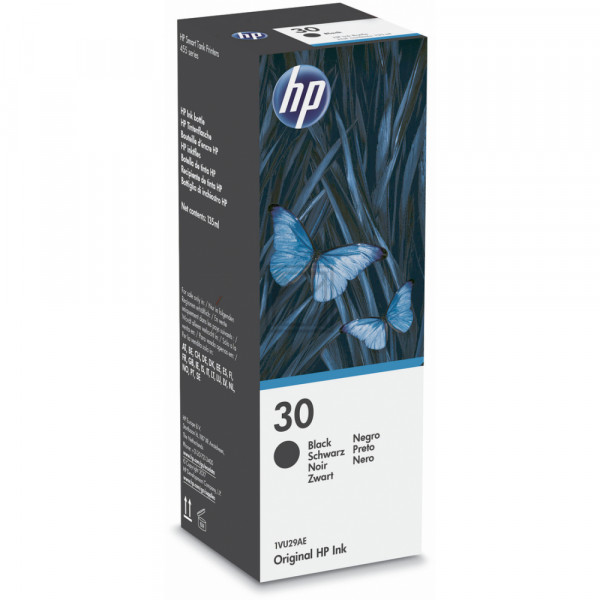 HP Tintennachfüllfläschchen schwarz (1VU29AE, 30)