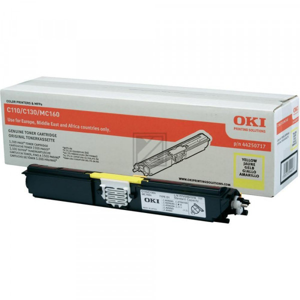 OKI Toner-Kit gelb (44250717)