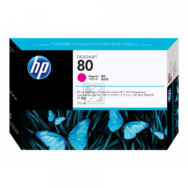 HP Tintenpatrone magenta (C4874A, 80)