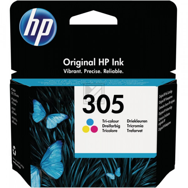 HP Tintendruckkopf cyan/gelb/magenta (3YM60AE, 305)