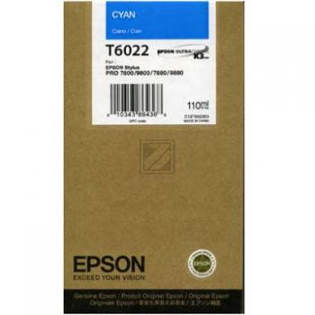 Epson Tintenpatrone cyan (C13T602200, T6022)