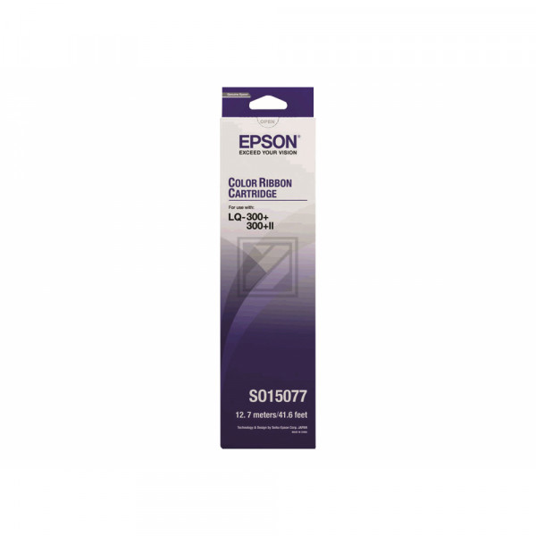 Epson Farbband Nylon farbig schwarz/blau/rot/gelb (C13S015077)