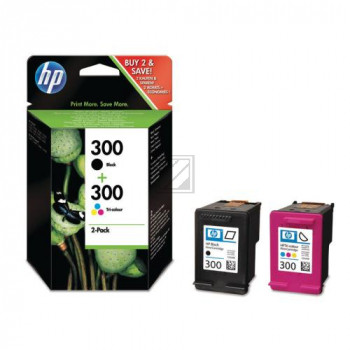 HP Tintendruckkopf cyan/gelb/magenta, schwarz (CN637EE, 300)