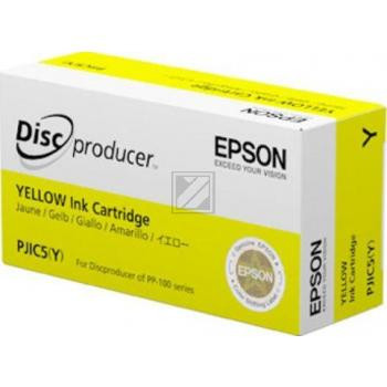 Epson Tintenpatrone (MOQ=10) gelb (C13S020451, PJIC5(Y))