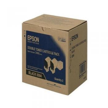 Epson Toner-Kit 2 x schwarz (C13S050594, 0594)