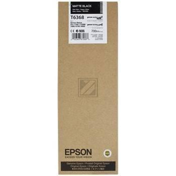 Epson Tintenpatrone schwarz matt (C13T636800, T6368)