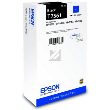 Epson Tintenpatrone schwarz (C13T756140, T7561)