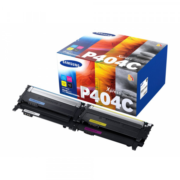 HP Toner-Kit gelb, cyan, magenta, schwarz (SU365A, P404)