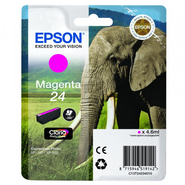 Epson Tintenpatrone magenta (C13T24234012, T2423)