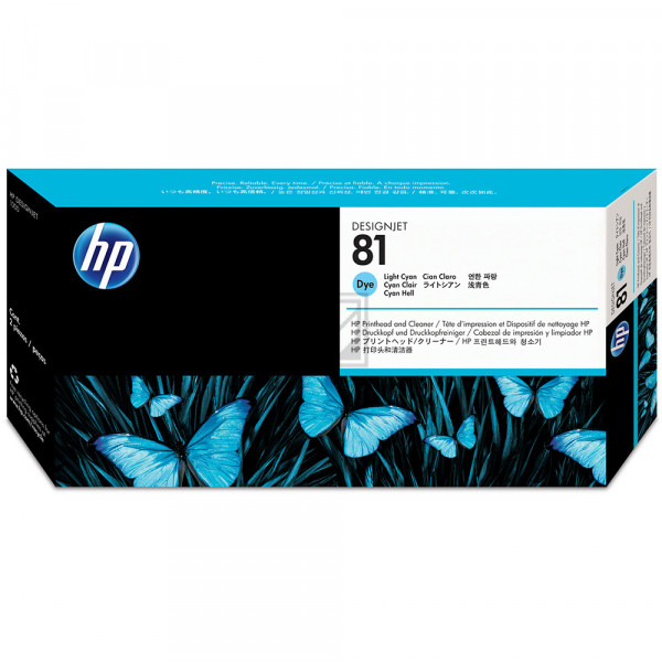 HP Tintendruckkopf cyan light (C4954A, 81)