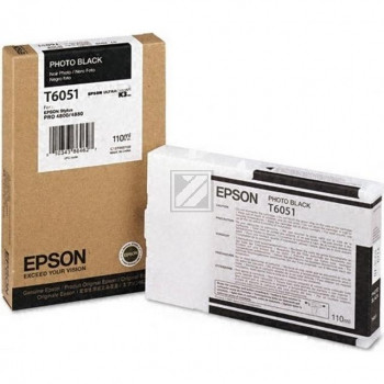 Epson Tintenpatrone photo schwarz (C13T605100, T6051)