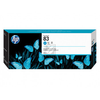 HP Tintenpatrone UV-Tintensystem cyan (C4941A, 83)