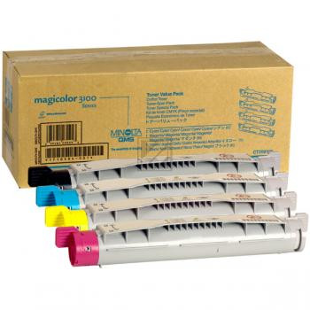 QMS Toner-Kit gelb, cyan, magenta, schwarz (171-0504-001)