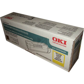 OKI Toner-Kit gelb (43324429)