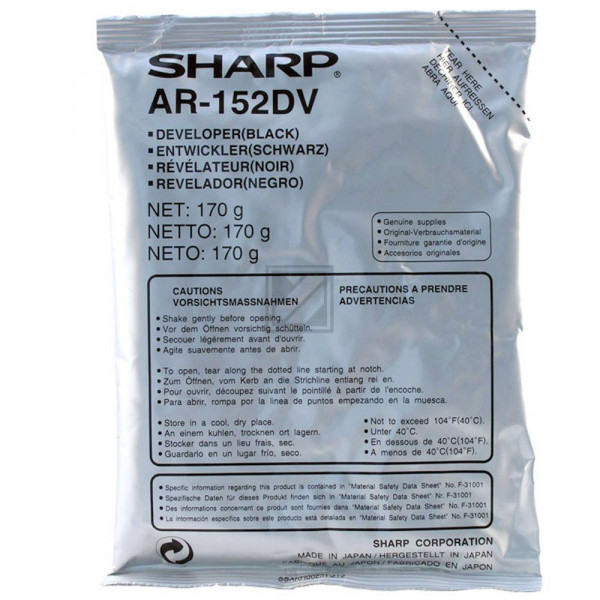 Sharp Entwickler (AR-152DV) ersetzt B0403