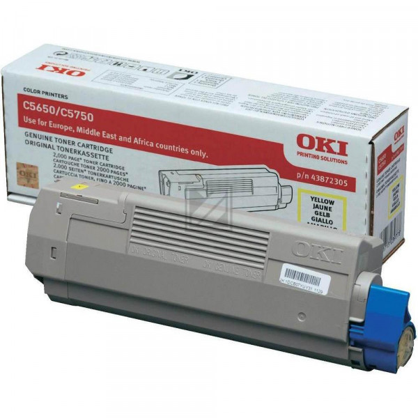 OKI Toner-Kit gelb (43872305)