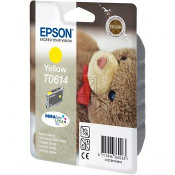 Epson Tintenpatrone gelb (C13T06144010, T0614)