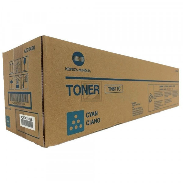 Konica Minolta Toner-Kit cyan HC (A070430, TN-611C)