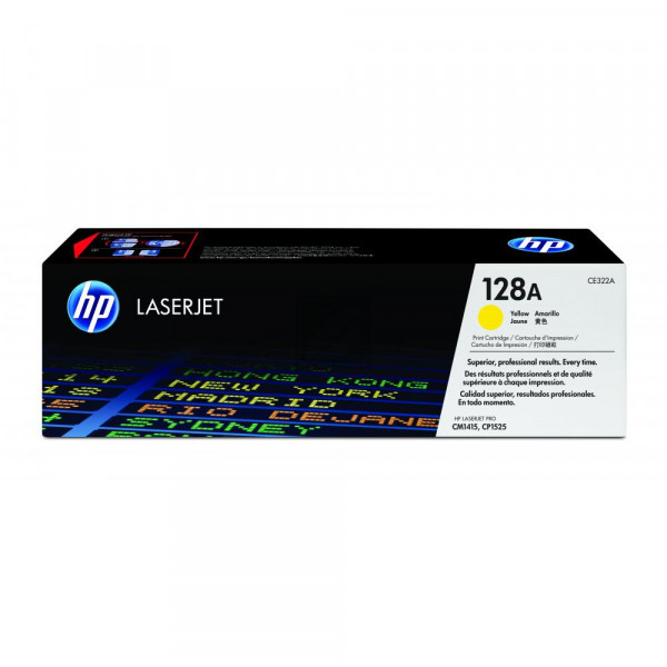 HP Toner-Kartusche gelb (CE322A, 128A)