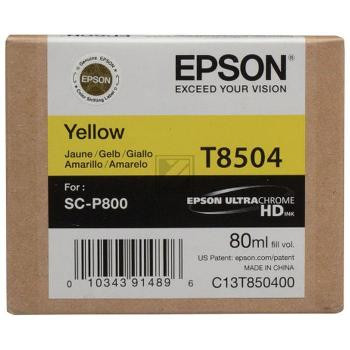 Epson Tintenpatrone gelb (C13T850400, T8504)