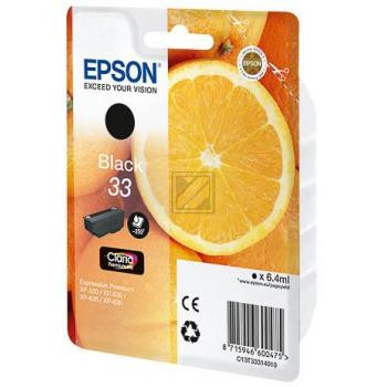 Epson Tintenpatrone with secure schwarz (C13T33314012, T3331)