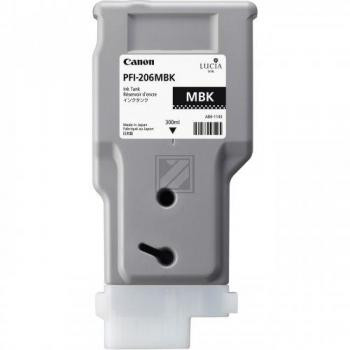 Canon Tintenpatrone schwarz matt HC (5302B001, PFI-206MBK)