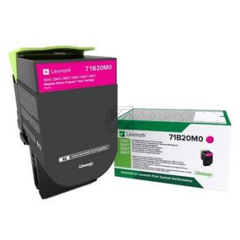 Lexmark Toner-Kit Return magenta (71B20M0)