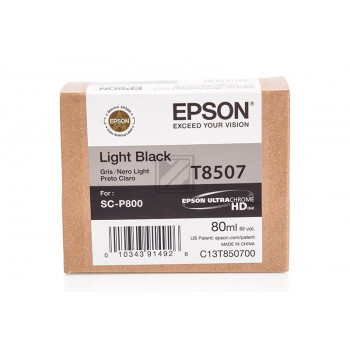 Epson Tintenpatrone schwarz light, light (C13T850700, T8507)