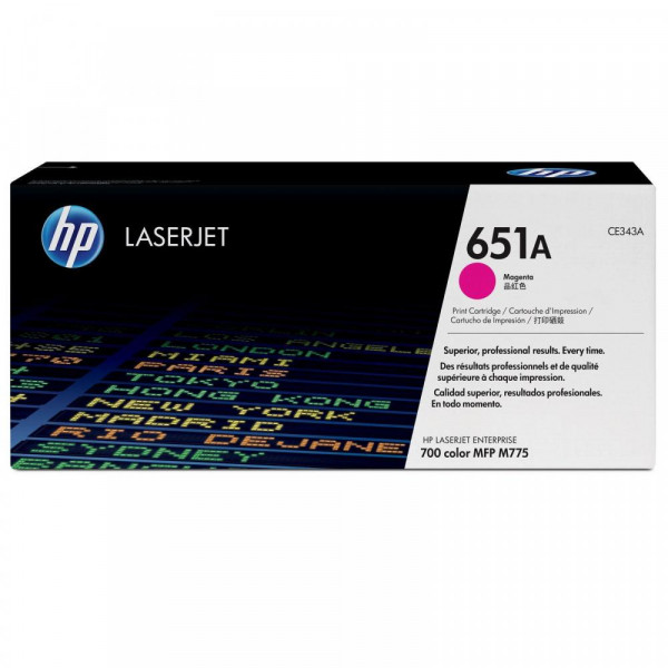 HP Toner-Kartusche magenta (CE343A, 651A)