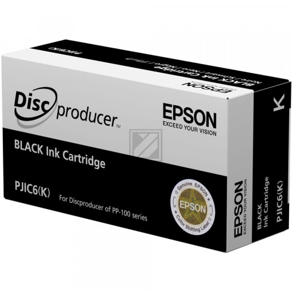 Epson Tintenpatrone (MOQ=10) schwarz (C13S020452, PJIC6(K))