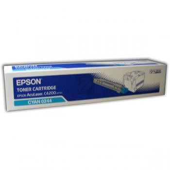 Epson Toner-Kartusche cyan (C13S050244, 0244)