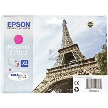 Epson Tintenpatrone magenta HC (C13T70234020, T7023)