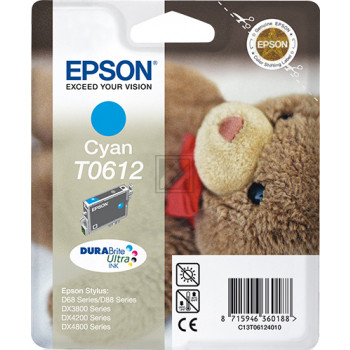 Epson Tintenpatrone cyan (C13T06124010, T0612)